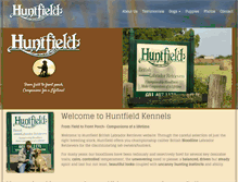 Tablet Screenshot of huntfieldlabs.com